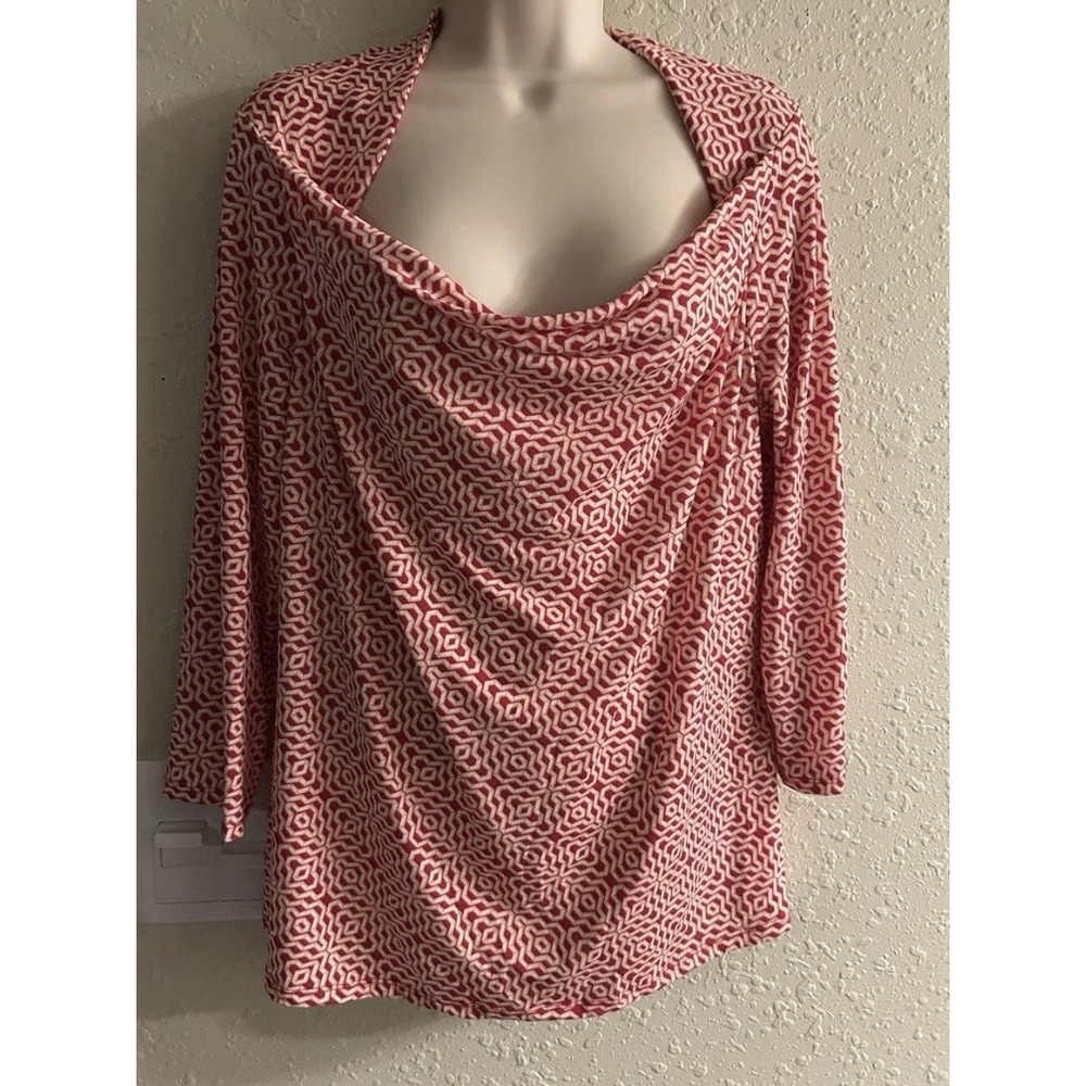 Large Liz Claiborne Mesmerized Top #1321*8*